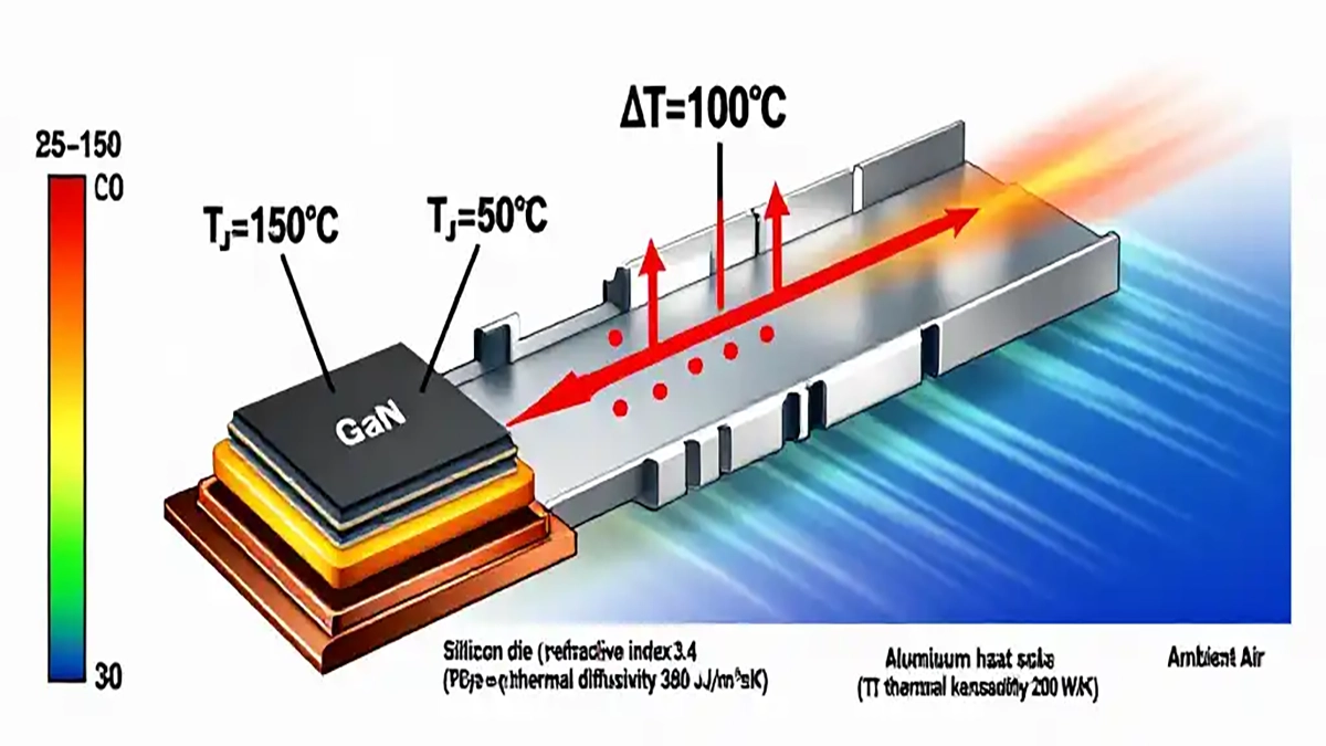 LED thermal management structure diagram