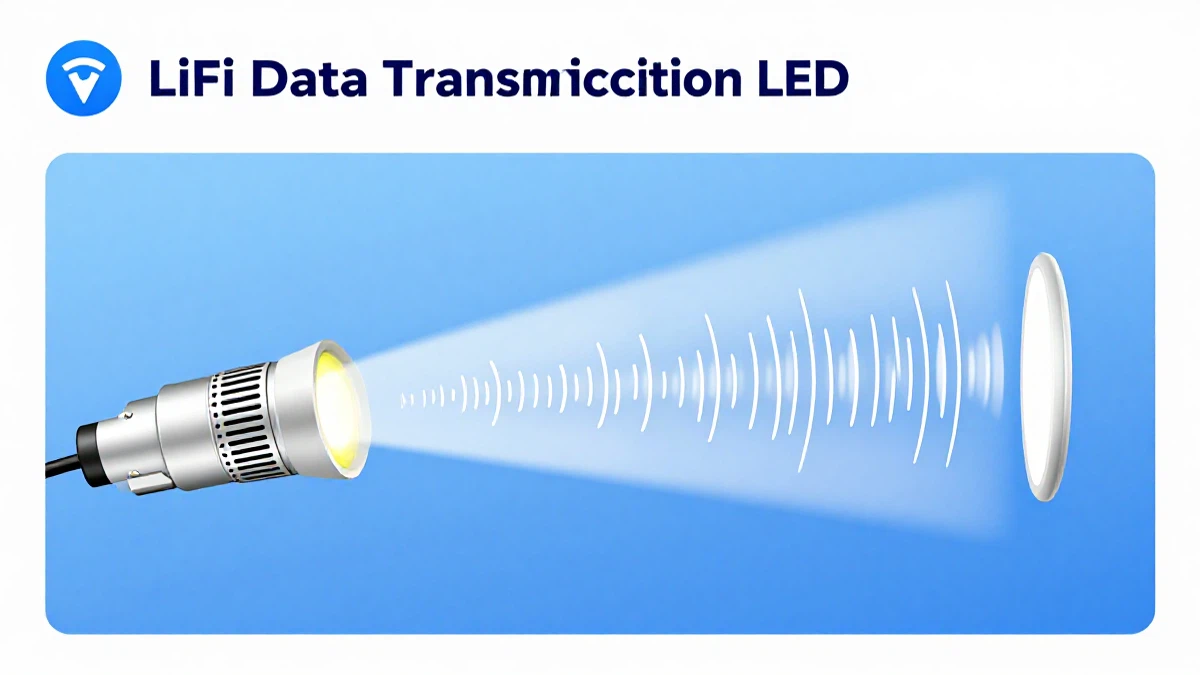 LED 조명을 통한 LiFi 데이터 전송