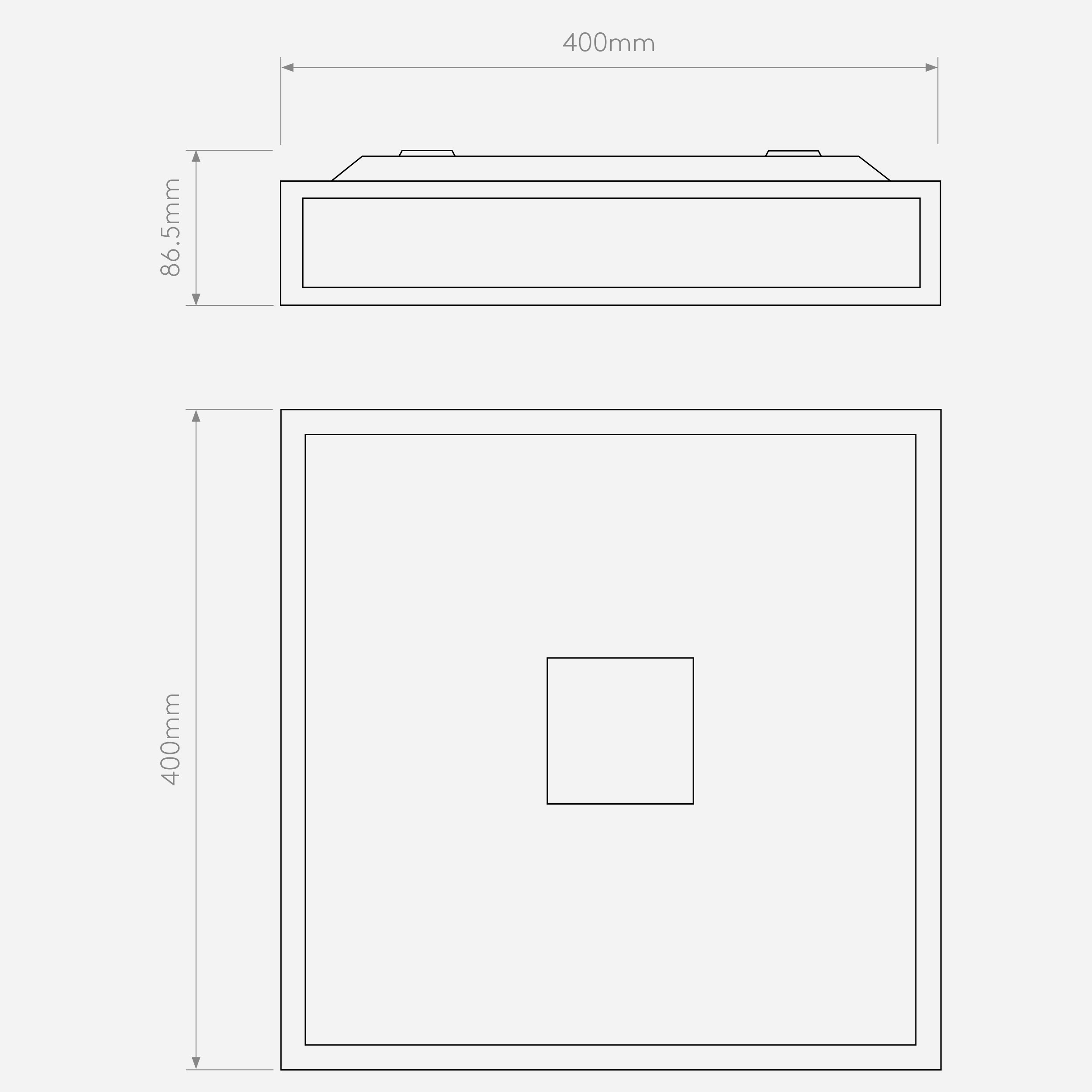 Grid Ceiling Light